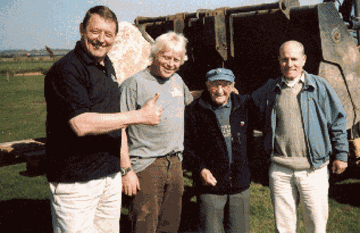 [ Len Owens (Third from the left) aged 82 ]