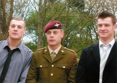 [ Private Martin Bell with his Brother's ]