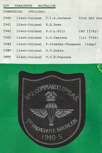 Battalion COs 1940-45.