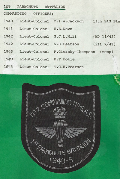 Battalion COs 1940-45. 